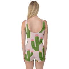 One Piece Boyleg Swimsuit 