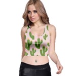 Cuctus  Racer Back Crop Top