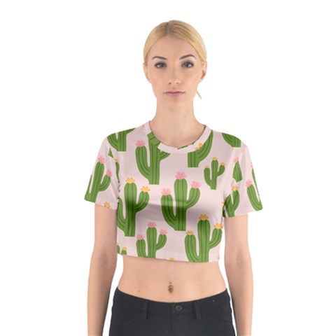 Cuctus  Cotton Crop Top from ArtsNow.com