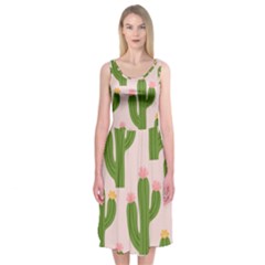 Cuctus  Midi Sleeveless Dress from ArtsNow.com