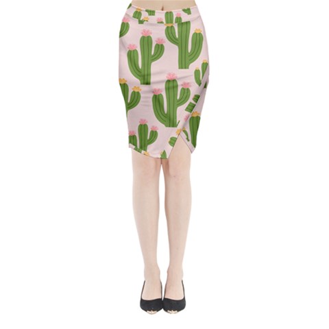 Cuctus  Midi Wrap Pencil Skirt from ArtsNow.com