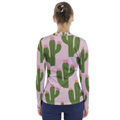 V-Neck Long Sleeve Top 