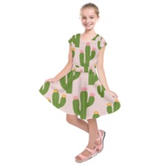 Kids  Short Sleeve Dress 