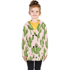 Kids  Double Breasted Button Coat 