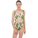 Cuctus  Center Cut Out Swimsuit