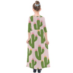 Kids  Quarter Sleeve Maxi Dress 