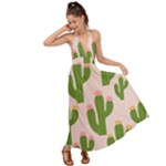 Cuctus  Backless Maxi Beach Dress