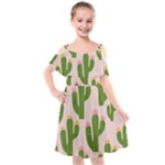 Cuctus  Kids  Cut Out Shoulders Chiffon Dress