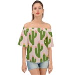 Cuctus  Off Shoulder Short Sleeve Top