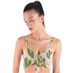 Cuctus  Woven Tie Front Bralet