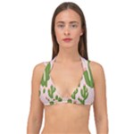 Cuctus  Double Strap Halter Bikini Top