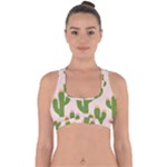 Cuctus  Cross Back Hipster Bikini Top 