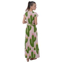 Flutter Sleeve Maxi Dress 