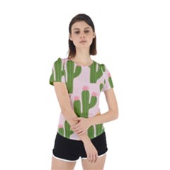 Back Cut Out Sport T-Shirt 