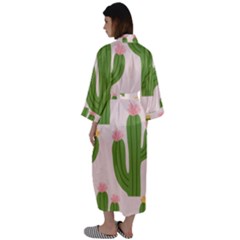 Maxi Satin Kimono 