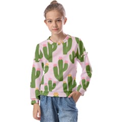 Kids  Long Sleeve T-Shirt with Frill  