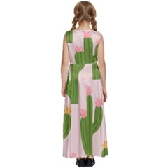 Kids  Satin Sleeveless Maxi Dress 