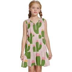 Kids  Sleeveless Tiered Mini Dress 