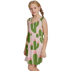 Kids  Sleeveless Tiered Mini Dress 