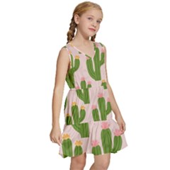 Kids  Sleeveless Tiered Mini Dress 