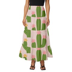 Tiered Ruffle Maxi Skirt 