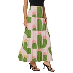 Tiered Ruffle Maxi Skirt 