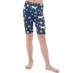 Kids  Mid Length Swim Shorts 