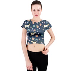 Crew Neck Crop Top 