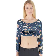 Long Sleeve Crop Top 