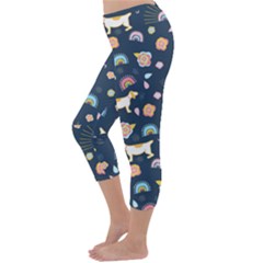 Capri Winter Leggings  Back