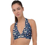 Dogs Halter Plunge Bikini Top