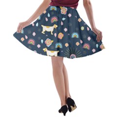 A-line Skater Skirt 