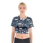 Dogs Cotton Crop Top