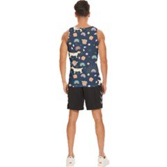 Men s Wide Collar Tank Top 