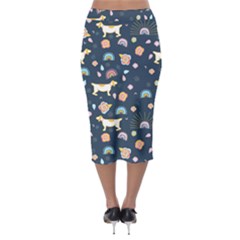 Midi Pencil Skirt 