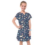 Dogs Kids  Drop Waist Dress