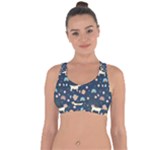 Dogs Cross String Back Sports Bra