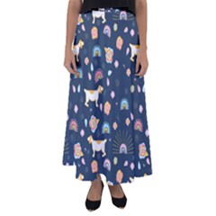 Flared Maxi Skirt 