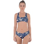 Dogs Criss Cross Bikini Set