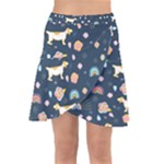 Dogs Wrap Front Skirt