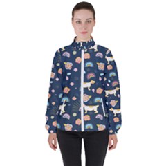 Women s High Neck Windbreaker 