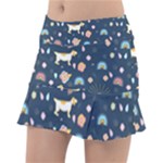 Dogs Classic Tennis Skirt