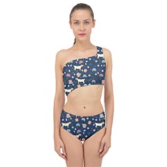 Spliced Up Two Piece Swimsuit 