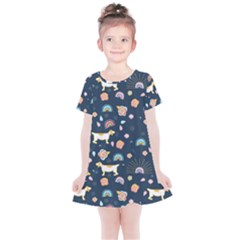 Kids  Simple Cotton Dress 