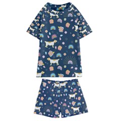 Kids  Swim T-Shirt and Shorts Set 