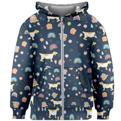 Kids  Zipper Hoodie Without Drawstring 