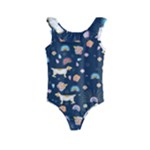 Dogs Kids  Frill Swimsuit