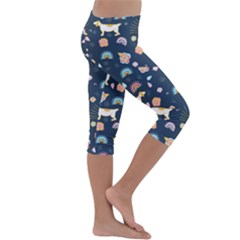 Kids  Lightweight Velour Capri Leggings  