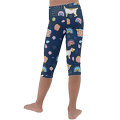 Kids  Lightweight Velour Capri Leggings  