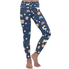 Kids  Lightweight Velour Classic Yoga Leggings 